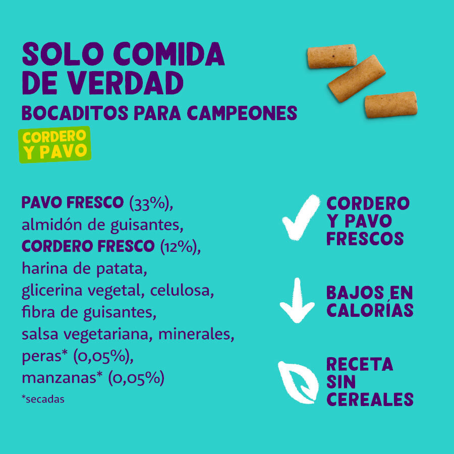 50 g Edgard y Cooper Snacks Grandes de Borrego e Peru para c&atilde;es , , large Imagem n&uacute;mero 5